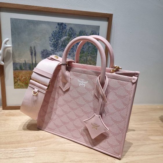 MCM HIMMEL SMALL TOTE รูปที่ 11