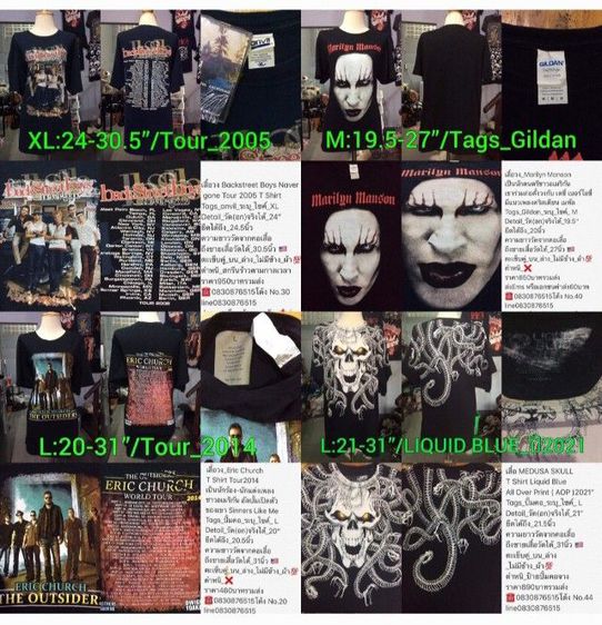 เสื้อวง AC DC Hells Bells T Shirt รูปที่ 7