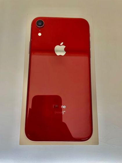 64 GB ขาย iPhone XR 64gb สีแดง ศูนย์ไทย สภาพสวย จอแท้ แบตแท้ สุขภาพแบต 77 สแกนใบหน้าได้ รีเซ็ตได้ ไม่ติดไอคราว อุปกรณ์ครบ