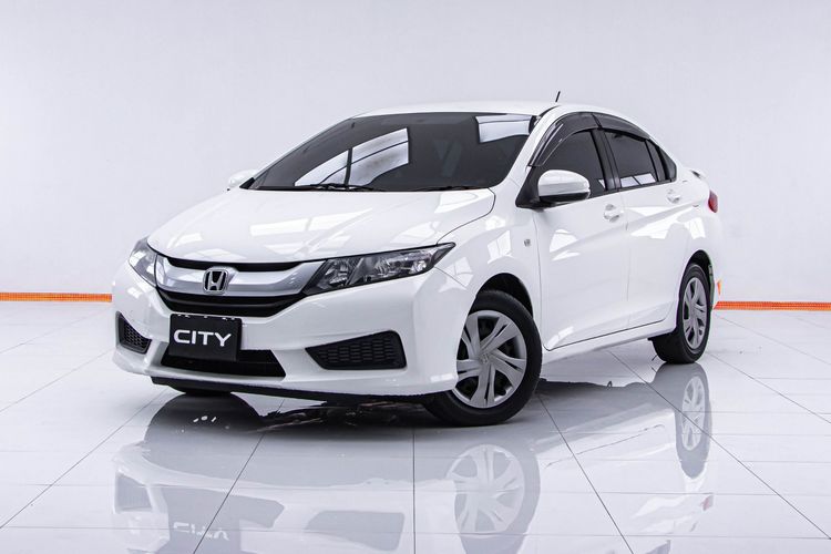 Honda City 2015 1.5 S Sedan เบนซิน ไม่ติดแก๊ส เกียร์อัตโนมัติ ขาว รูปที่ 4