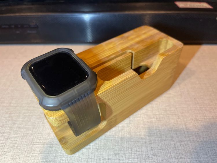 แท่นชาร์จ ไม้ไผ่สำหรับ Apple Watch ⌚️  รูปที่ 6