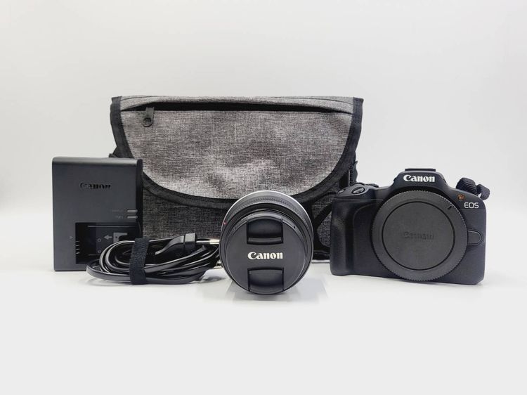 กล้อง DSLR ไม่กันน้ำ Canon EOS R50+ เลนส์ 18-45 mm 