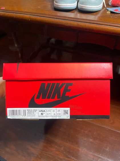 Nike Jordan 1 Retro Hi OG “Denim” Size 37.5 รูปที่ 13
