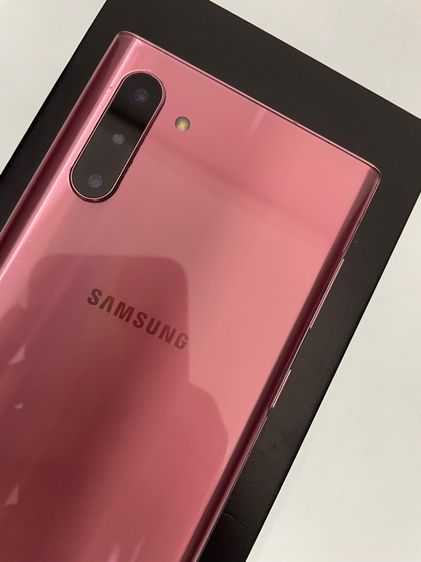 ขาย Samsung note10 สีชมพู สภาพสวย จอแท้ แบตแท้ สแกนได้ปกติ สเปกดี แรม8 รอม256 ใช้งานดี ปกติทุกอย่าง อุปกรณ์ครบ  รูปที่ 4