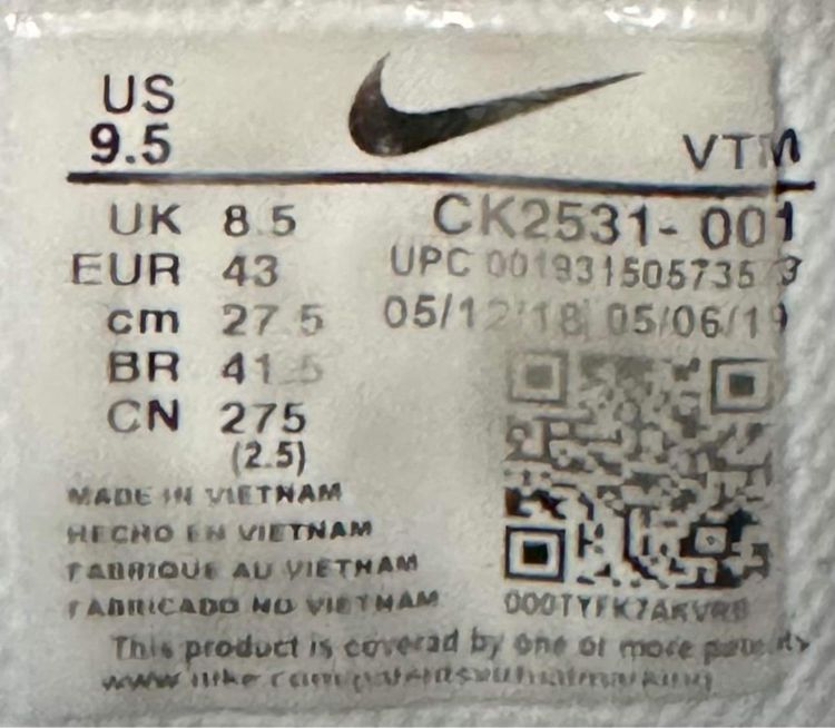 Nike air max Size43 ส่งฟรี รูปที่ 6