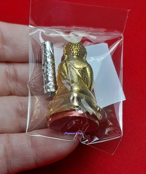 พระกริ่งปวเรศ ปี 2565 วัดบวรนิเวศวิหาร เนื้อทองเหลืองนอก ตะกรุดเงิuมหาอุตม์ รูปที่ 5