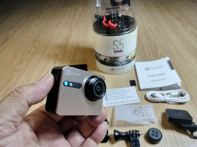 กล้องแอ๊กชั่นแคม EZVIZ 4K Action Camera S5 Plus,ครบกล่อง รูปที่ 8