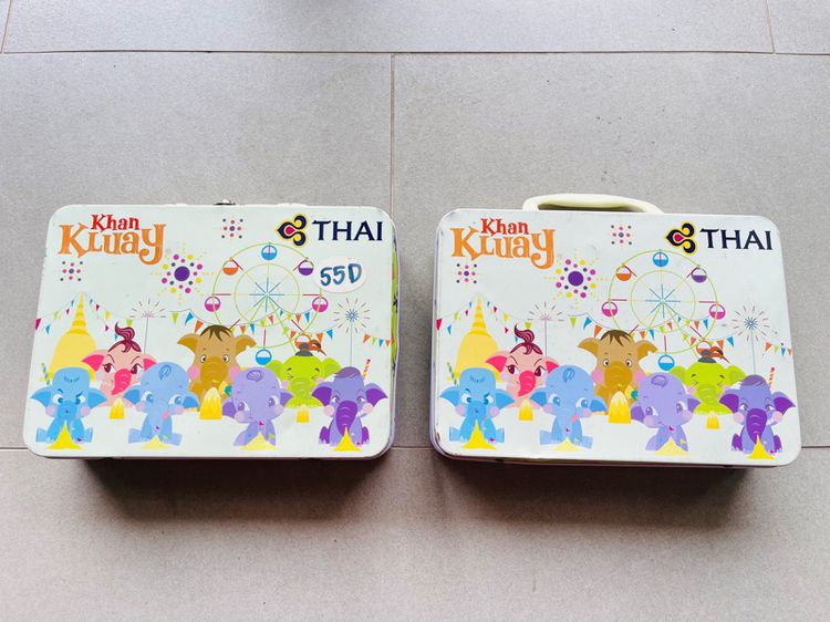 กล่องเหล็ก Child meal box การบินไทย รูปที่ 2