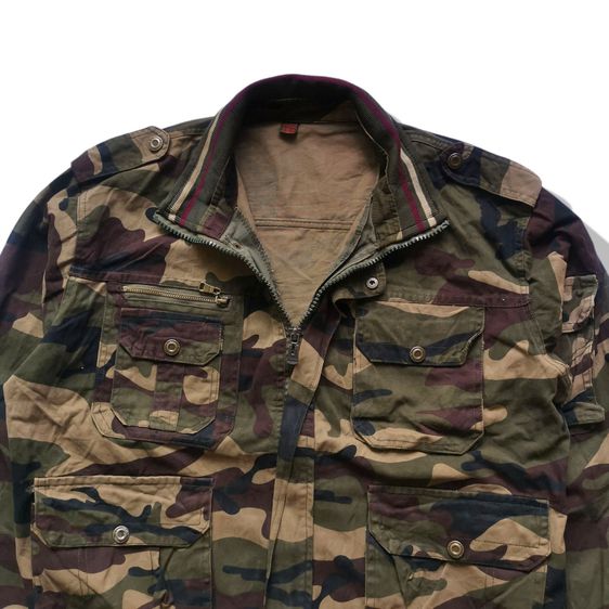 Camo Military Jacket รอบอก 48” รูปที่ 5
