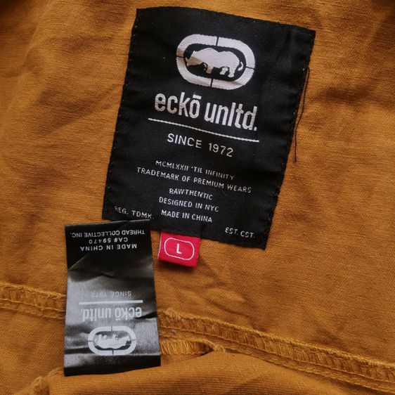Ecko Unltd Brown Hooded Jacket รอบอก 48” รูปที่ 9