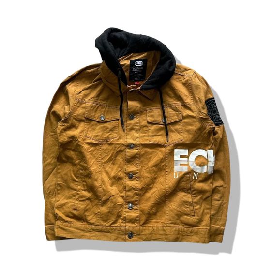Ecko Unltd Brown Hooded Jacket รอบอก 48” รูปที่ 2