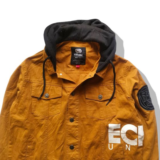 Ecko Unltd Brown Hooded Jacket รอบอก 48” รูปที่ 8