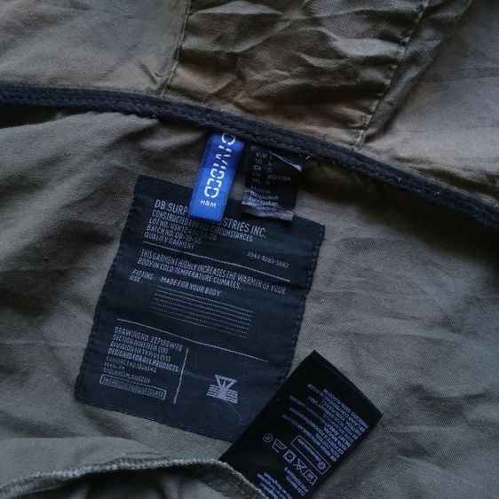HM Hooded Military Parka Jacket รอบอก 48” รูปที่ 7