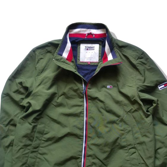 Tommy Hilfiger Green Full Zipper Jacket รอบอก 48” รูปที่ 4