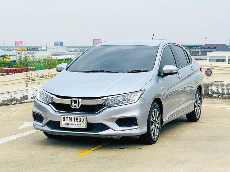 Honda City 2019 1.0 V Sedan เบนซิน ไม่ติดแก๊ส เกียร์อัตโนมัติ เทา