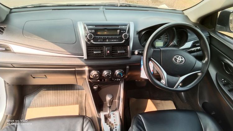 Toyota Vios 2015 1.5 E เบนซิน เกียร์อัตโนมัติ ขาว รูปที่ 3