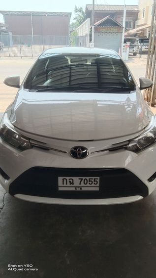 Toyota Vios 2015 1.5 E เบนซิน เกียร์อัตโนมัติ ขาว รูปที่ 2