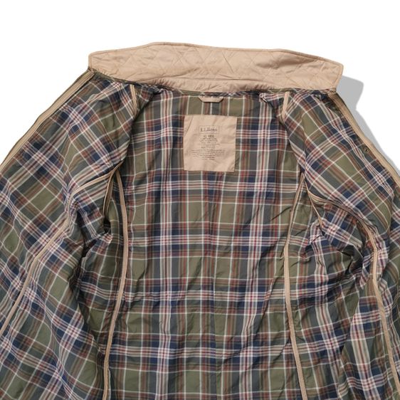LL Bean Khaki Brown Outdoor Zipper Jacket รอบอก 48” รูปที่ 6