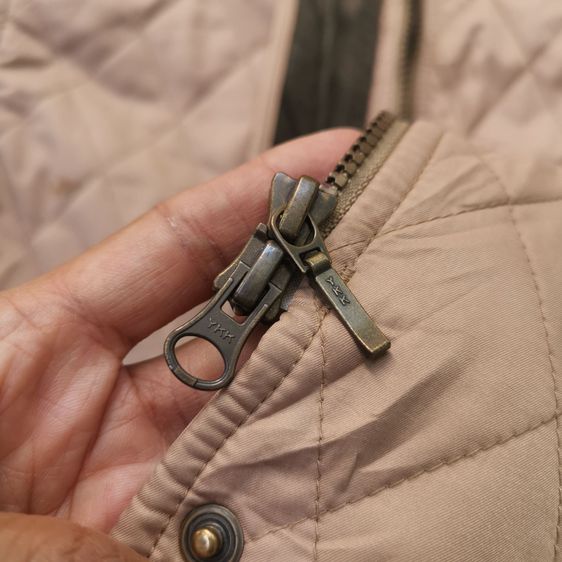 LL Bean Khaki Brown Outdoor Zipper Jacket รอบอก 48” รูปที่ 10