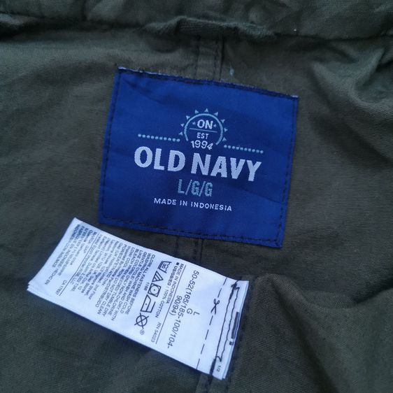 Old Navy M65 Hooded Military Jacket รอบอก 48” รูปที่ 8