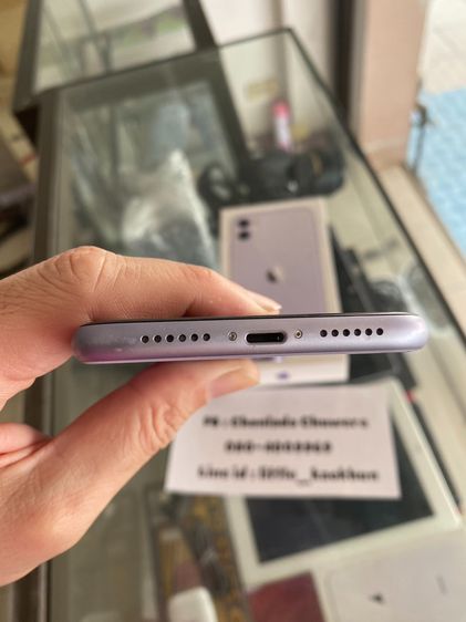 Iphone 11 64Gb TH Purple แบต 76 สภาพดี เดิมๆ ใช้งานปกติ มีตำหนิ ขายถูก (นิคมลำพูน) รูปที่ 4