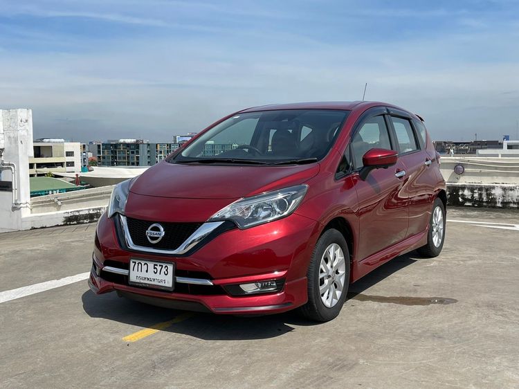 Nissan Note 2018 1.2 VL Sedan เบนซิน ไม่ติดแก๊ส เกียร์อัตโนมัติ แดง