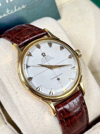 🔥Omega Constellations 18k Solid Gold Honey Comb Dial with Arrow Head รูปที่ 3