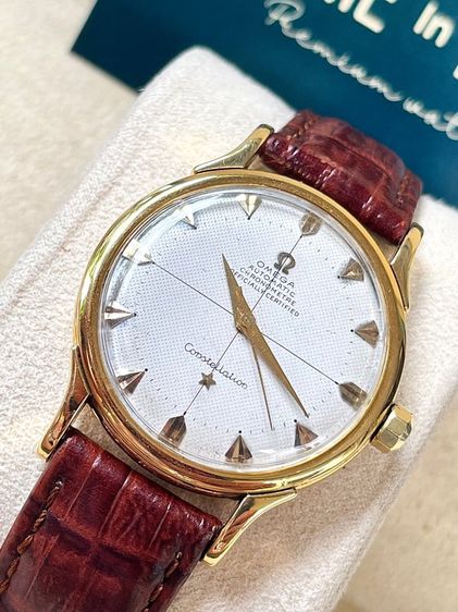 🔥Omega Constellations 18k Solid Gold Honey Comb Dial with Arrow Head รูปที่ 1
