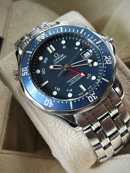 🔥Omega Seamaster Diver 300m GMT Co-Axial 41mm. รูปที่ 3