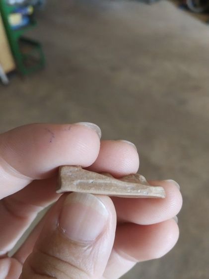 พระเนื้อดินผสมผง(พระผงสุพรรณหลังเรียบเนื้อออกสีเหลืองน้ำตาล(200104)(ไม่ทราบพระเกจิที่สร้าง))พระบ้านพระเครื่องรางของมงคล รูปที่ 14