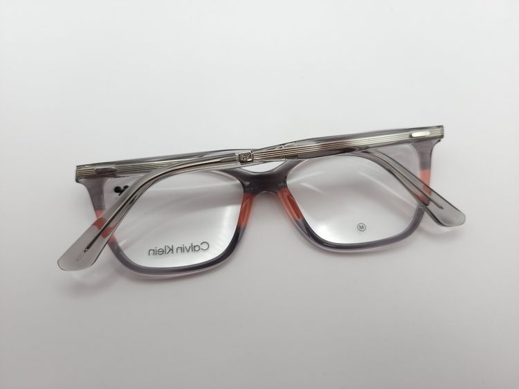 👓 Calvin Klein CK23545 Glasses Frame กรอบแว่นตา กรอบแว่น สีเทา ผู้หญิง ผู้ชาย CK ของแท้ เก่าเก็บ รูปที่ 10