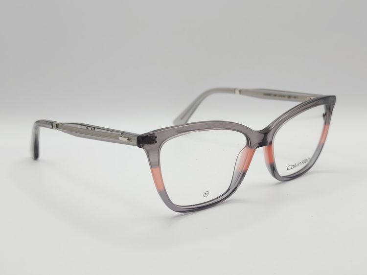 👓 Calvin Klein CK23545 Glasses Frame กรอบแว่นตา กรอบแว่น สีเทา ผู้หญิง ผู้ชาย CK ของแท้ เก่าเก็บ รูปที่ 3