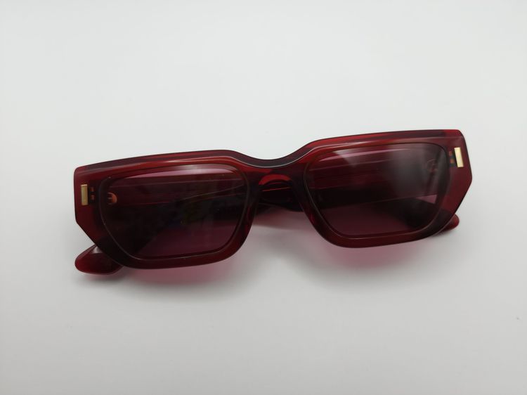🕶 Calvin Klein CK24500S Red NOS Sunglasses CK แว่นกันแดด ของแท้ งานใหม่ เก่าเก็บ แว่นดำ แว่นตาดำ Luxury วินเทจ เรทโทร รูปที่ 2
