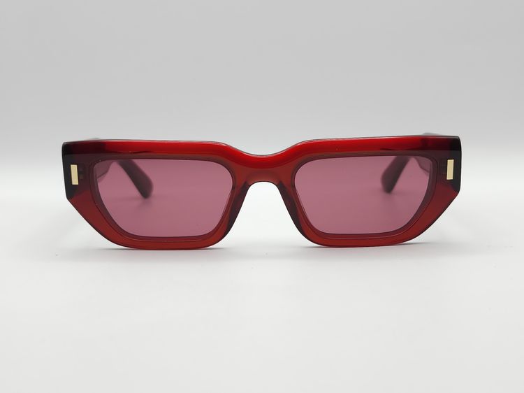 🕶 Calvin Klein CK24500S Red NOS Sunglasses CK แว่นกันแดด ของแท้ งานใหม่ เก่าเก็บ แว่นดำ แว่นตาดำ Luxury วินเทจ เรทโทร รูปที่ 3