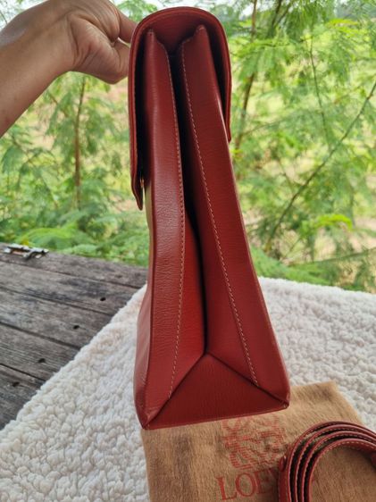 Loewe Leather Velazquez Bag Red รูปที่ 6