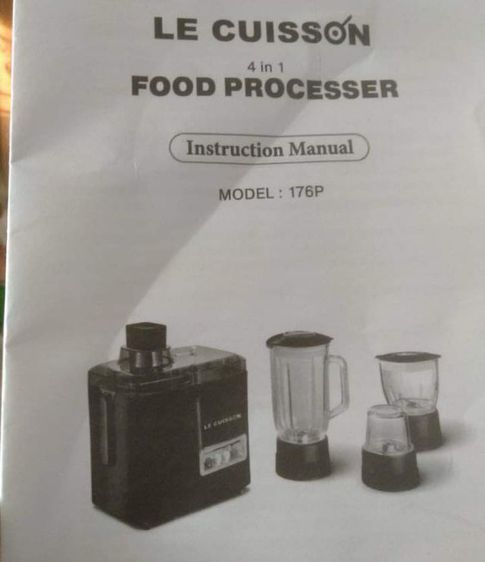 เครื่องปั่นเฮนกประสงค์ 4 in 1 รูปที่ 8