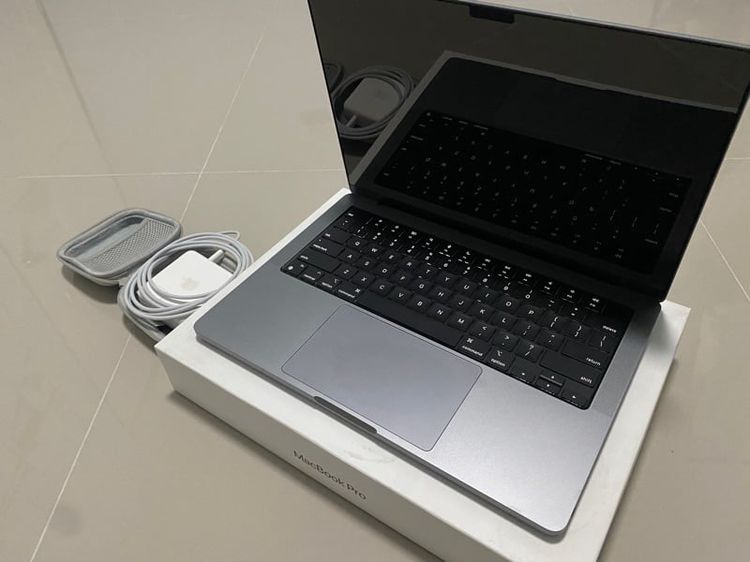 SALE MacBook Pro 14-inch 2021 M1 Pro CPU 8-Core GPU 14-Core RAM 16GB SSD 512GB เครื่องศูนย์ไทย กล่องอุปกรณ์ครบทุกชิ้น รูปที่ 1