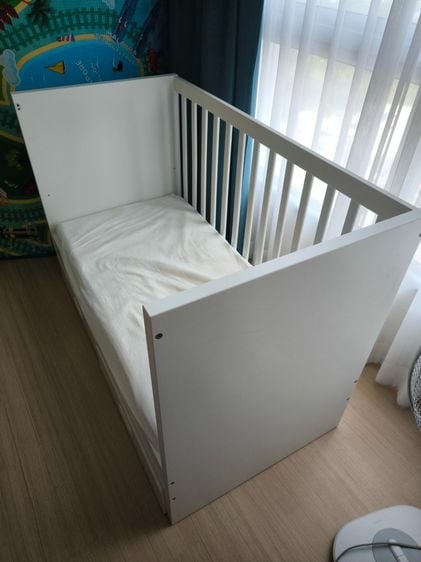 Ikea Baby bed with mattress รูปที่ 1