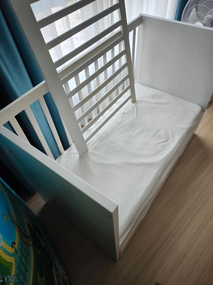 Ikea Baby bed with mattress รูปที่ 2