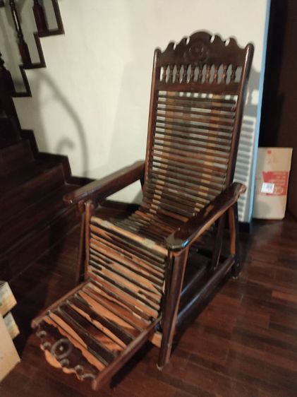 เก้าอี้​ฮ่องเต้​วิ​นเท​จ​ทำจาก​ไม้​ชิงชัน​ รูปที่ 3