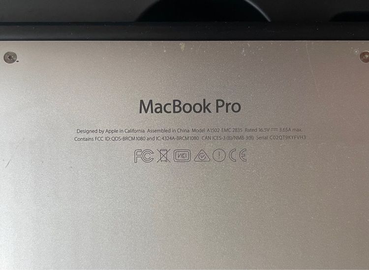 Macbook pro 13 นิ้ว Retina, Early 2015 รูปที่ 4