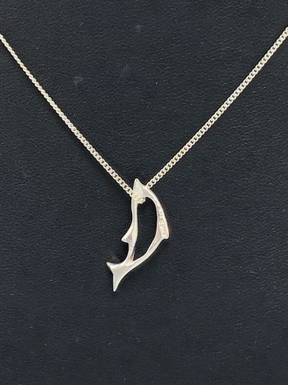 silver necklace (57096) รูปที่ 6