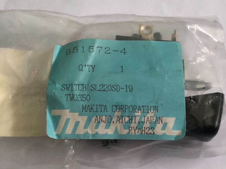สวิทซ์ MAKITA 651572-4 SL220SD-19 อะไหล่BTW450 4 6515724 ใช้ได้หลายรุ่น รายละเอียดด้านล่างครับ รูปที่ 5
