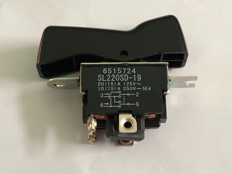 สวิทซ์ MAKITA 651572-4 SL220SD-19 อะไหล่BTW450 4 6515724 ใช้ได้หลายรุ่น รายละเอียดด้านล่างครับ รูปที่ 2