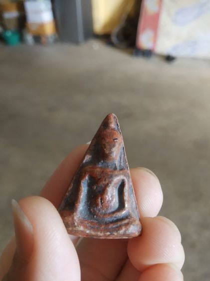 พระเนื้อดิน(พระพิมพ์พระนางพญาหลังเรียบ(200204)(ไม่ทราบพระเกจิที่สร้าง))พระบ้านพระเครื่องรางของมงคล