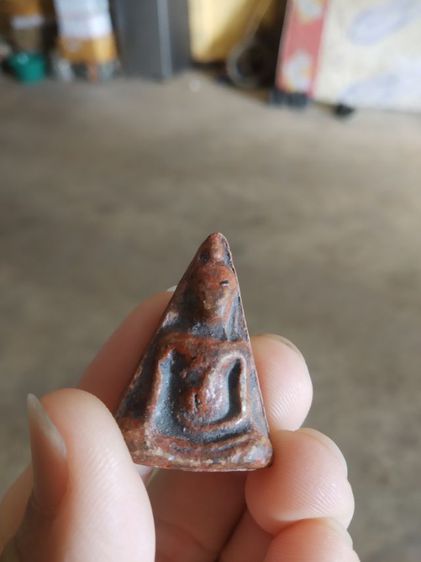 พระเนื้อดิน(พระพิมพ์พระนางพญาหลังเรียบ(200204)(ไม่ทราบพระเกจิที่สร้าง))พระบ้านพระเครื่องรางของมงคล รูปที่ 5