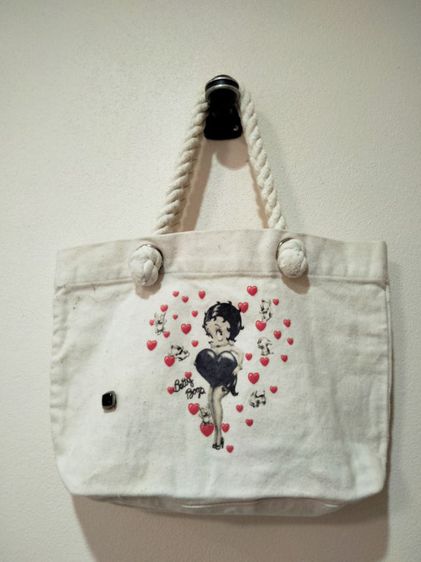 กระเป๋าผ้าดิบมือสองสภาพใหม่ Betty Boop รูปที่ 9