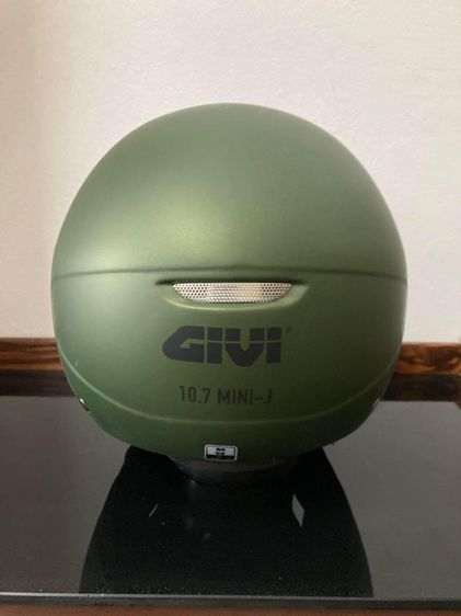 ขายหมวกกันน็อคของใหม่สีเขียงทหารแบรนอิตาลี Helmet Motorcycle Half-Jet GIVI 10.7 Mini-J รูปที่ 2