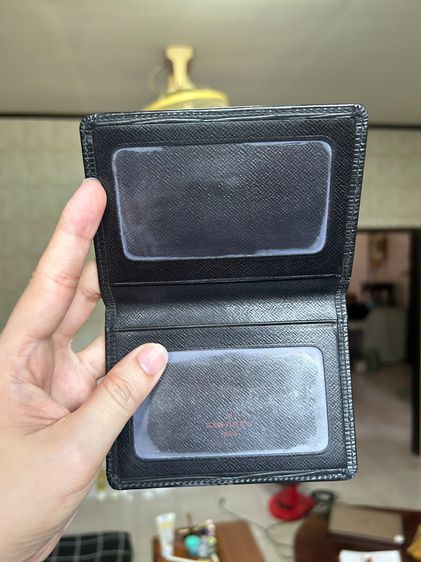 Louis Vuitton Card holder Black Epi ใส่บัตรใส่การ์ดหลุยส์วิตตอง แท้ มือสอง สีดำ UNISEX รูปที่ 4