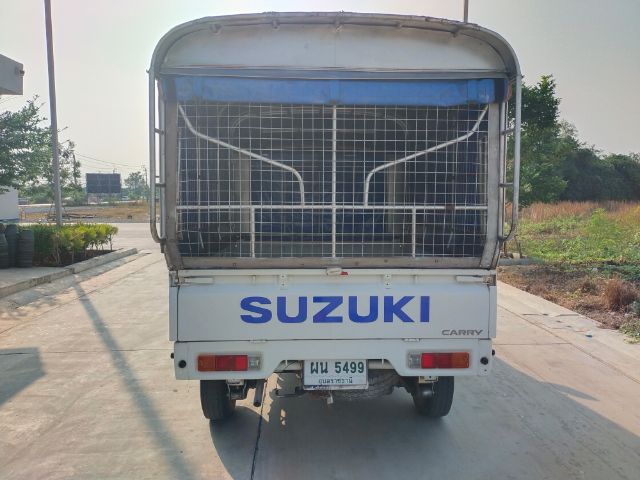 Suzuki Carry 2018 1.6 Mini Truck Pickup เบนซิน ไม่ติดแก๊ส เกียร์ธรรมดา ขาว รูปที่ 3
